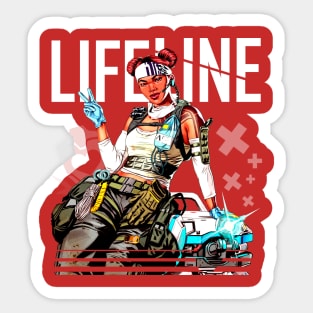 Apex Legends - Lifeline Middle T-Shirt Sticker